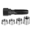 Ymiko 5Pcs Carbon Steel for Spark Plug Re-Thread Tap Tools