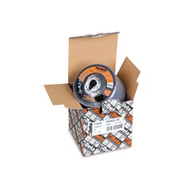 Beta 11204A Flap Discs (Flap Disc, Straight Design for Deburring, Grinding and Polishing with Angle Grinders, Diameter 115 mm)