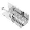 Stainless Steel Toilet Paper Holder with Shelf Self Adhesive Punch
