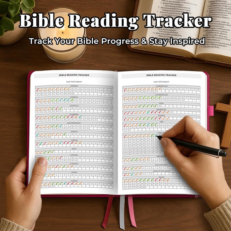 Bible Study Journal for Women – Guided Christian Notebook with