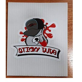 STICKY DUDE | Peeking Sneaky Cat Sticker Funny Vinyl Waterproof 5" | Yeti Cup Cooler Box Decal Car Laptop Wall Window Bumper