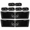 GTINTHEBOX 10pcs Smoked Lens Front Rear Cab Roof light Compatible