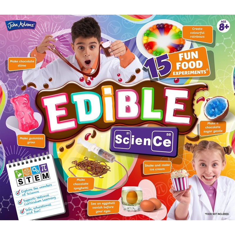 John Adams | Edible Science Kit: 15 Fun Food Experiments
