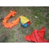 Kite Octopus 揚gare. 2 m Red (Black, Light Blue) Dolphin