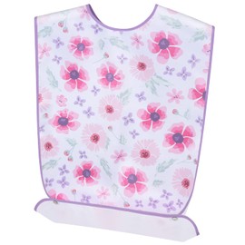 PRENSO Nursing Apron, For Meals, Supervised by Active Occupational The, Pitarina, Nursing Supplies, Nursing Care, Button Type, Velcro Type, cosmos pink