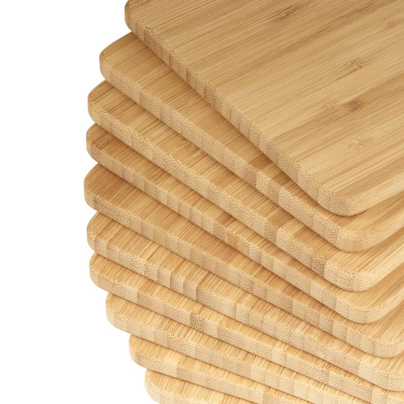 BambooMN Small Premium Bamboo Serving and Cutting Board, Charcuterie, Home