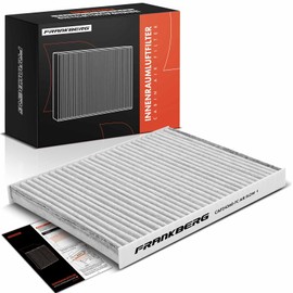Frankberg Cabin Air Filter with Activated Carbon Compatible with B-Max JK B-Max Van JK Fiesta Notchback Fiesta V Van Fiesta VI CB1 CCN Fiesta VII HF HJ Replace# H1BH19G244AA