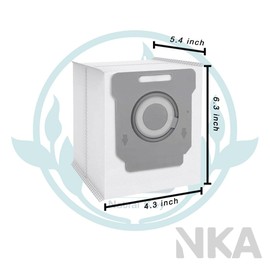 20 Pack Vacuum Bags for iRobot Roomba i s j Series, Compatible with i3+ i4+ i6+ i7+ i8+ j7+ s9+ 104 105 405 504 505 705 Clean Base Automatic Dirt Disposal Bags Replacement Parts