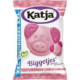 Katja Biggetjes I Soft Sweet Fruit flavored Gummy Candy I 410g 14.4 ounce