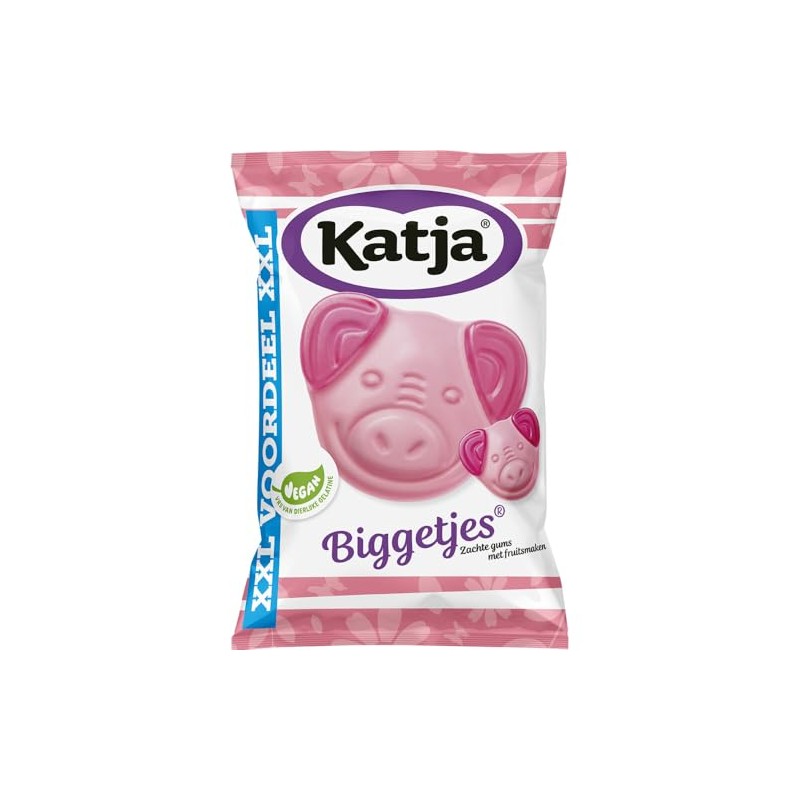 Katja Biggetjes I Soft Sweet Fruit flavored Gummy Candy I