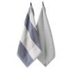 Set of 2 Kitchen Towels with Loops, Hand Towels, Wipes,
