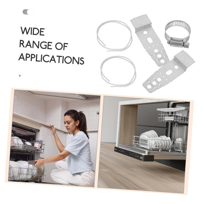 iplusmile Dishwasher Bracket Kit Undermount Sink Brackets Dishwasher Mounting Plate