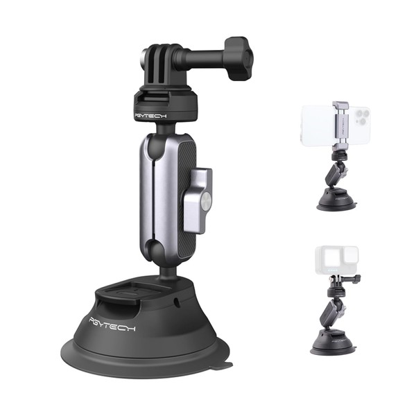 PGYTECH CapLock Suction Cup Mount Compatible for DJI OSMO Action