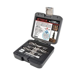 Armeg WWBNP4PCSET Nail Proof Stubby Wood Beaver Set - Grey/Red (4-Piece)