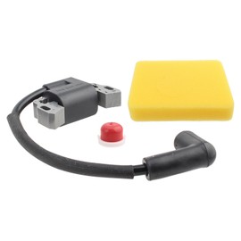 Carbhub 799582 593872 Ignition Coil for B&S 798534 799582 595009 Armature Magneto 08P502 09P602 09P702 Engine Craftsman Troy-Bilt MTD Lawn Mower with Primer Bulb Air Filter