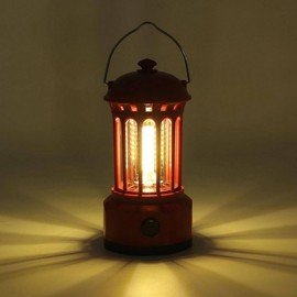 L1 Retro Dial Camping Lantern - Red Flash Lighting light