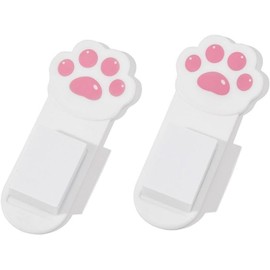 2Pcs White Cute Toilet Seat Lifter Cartoon Lovely Cat Paw Toilet Lid Lifter Toilet Seat Handle Seat Cover Lifter Avoid Touching Toilet Seat Lid Toilet Seats