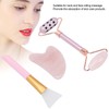 Face Roller Massager Gua Sha Board Mask Brush Set Beauty