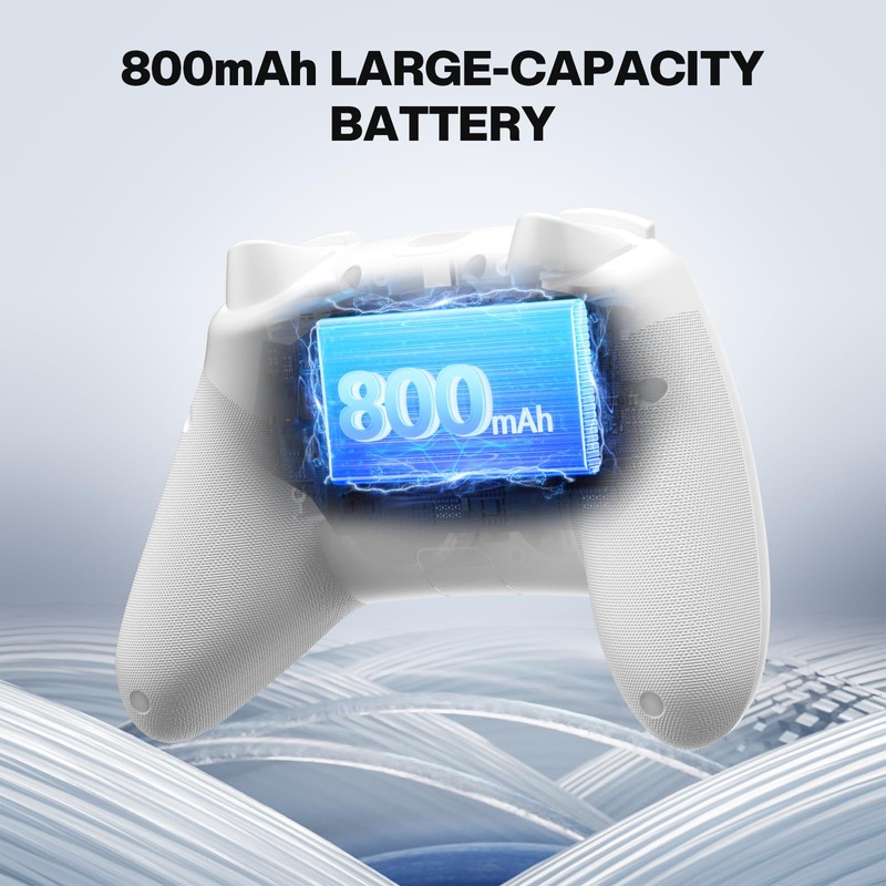 ECHTPower PC Gaming Controller- Hall Effect Joystick, 2.4G & Wired