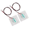 2Pcs 3D Printer Cooling Fan LED Light Hydraulic Bearing Mini