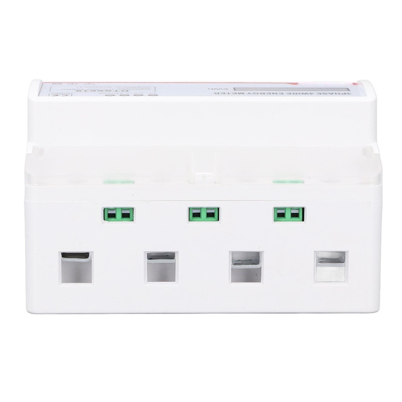 Power Consumption Meter 3 Phase 4 Wires 35mm Rail Mounting
