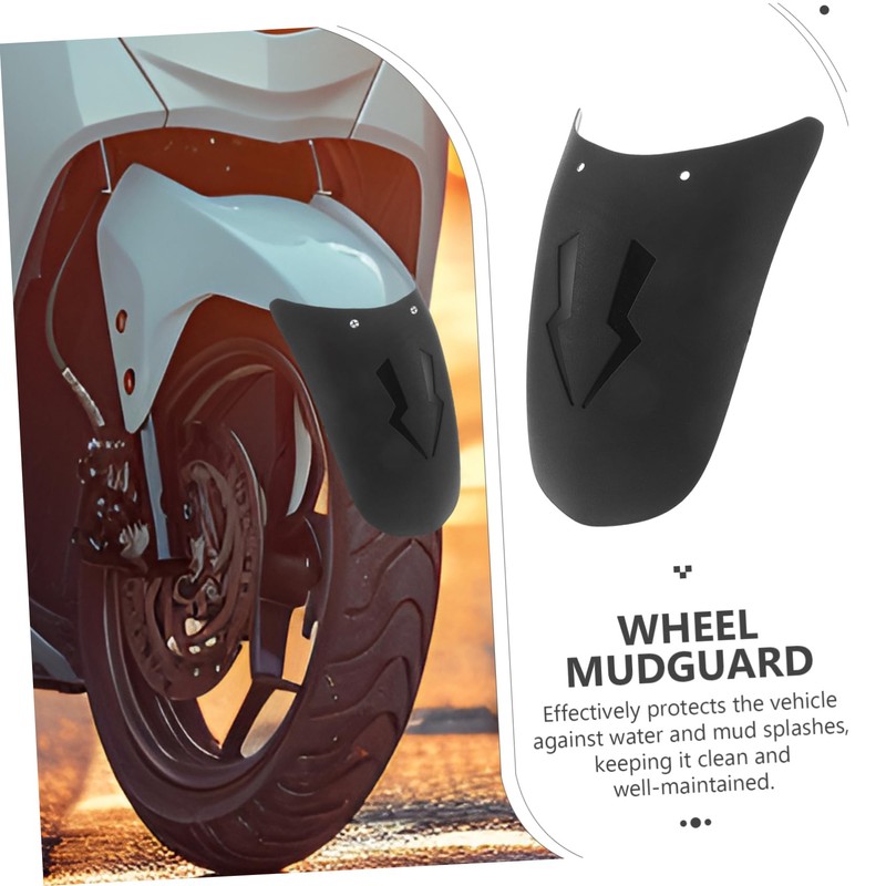 BUGUUYO Motorcycle Front Mudguard Splash Guard for Mud and Debris