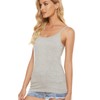 BQTQ 6 Pcs Camisole for Women Undershirts Adjustable Spaghetti Strap