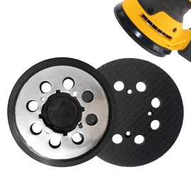2 Pack 5" 8 Hole Hook and Loop Metal Backing Replacement Pads -Compatible with DeWalt DWE6421/6421K, DWE6423/6423K, DCW210B Random Orbit Sanders Replacement pad Part Numbers DWE64233, N329079, RSP54