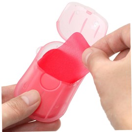 TOVINANNA Travel Wash Male Reusable Portable Camping Soap Sheets Outdoor Products 12 Boxes Soap Sheets