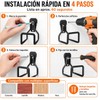 Soporte para manguera de jardín de metal – juego de