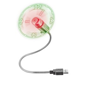 Trust USB Mini Fan with Clock