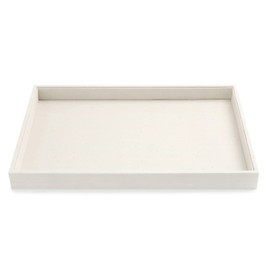 Oirlv Linen Jewellery Display Trays Stackable Necklace Bracelet Ring Showcase Display Empty Plate