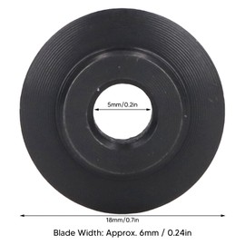 Tyenaza Pipe Cutter Wheel Blade, 10 Pieces Copper Tube Tube Cutter Replacement Wheel Blade Manganese Steel Brass Pipe Cutter Wheel Blade