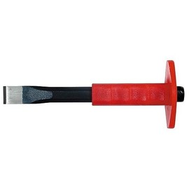 Eclipse Professional Tools 22-210R/07 Guarded Flat Chisel, Red, 10 x 1-Inch