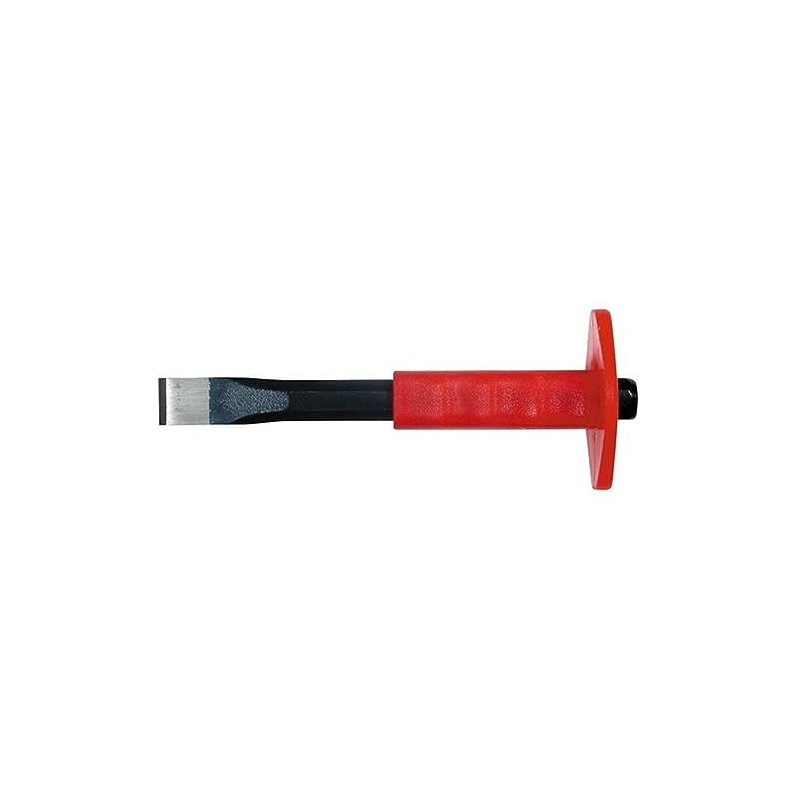 Eclipse Professional Tools 22-210R/07 Guarded Flat Chisel, Red, 10 x