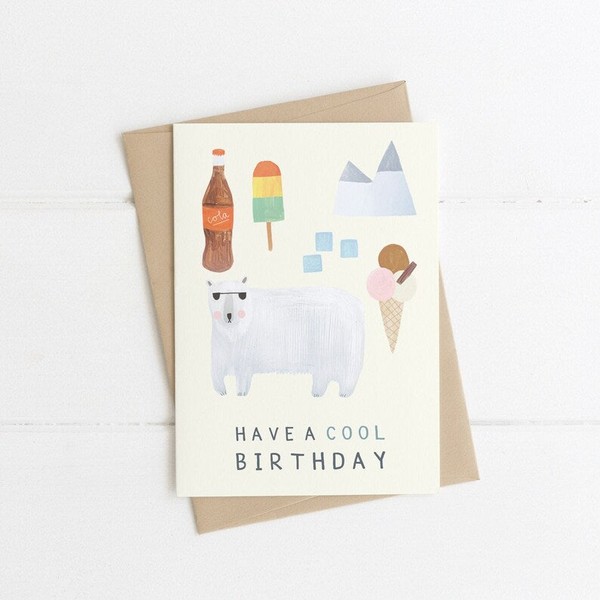 Jolly Awesome Cool Birthday Card