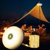Camping String Lights ，32.8FT Rechargeable Tent Lights String with， 10s