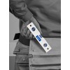 Shinwa Sokutei 76340 Slim Level with Magnet, White, 7.9 inches