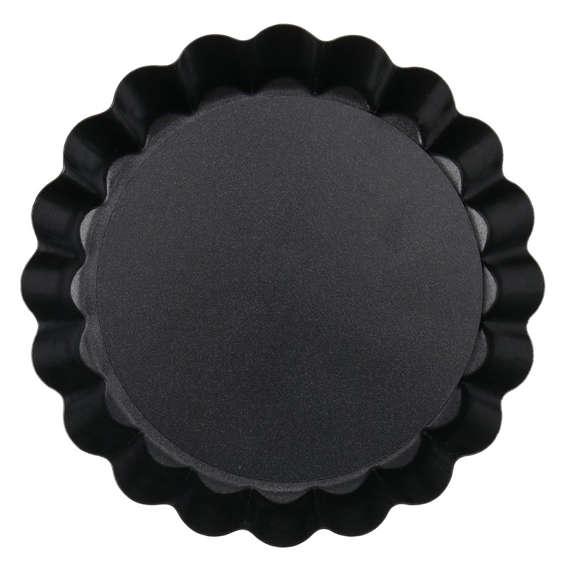 MOUYAT 10 Pack 10cm Round Quiche Dish, 4 Inch Non