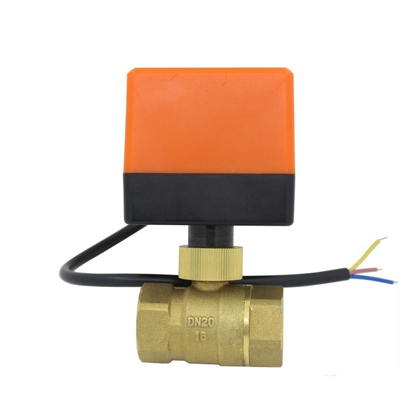 AC 220v 3 Wires- Two Port Motorized Valve Normally Open
