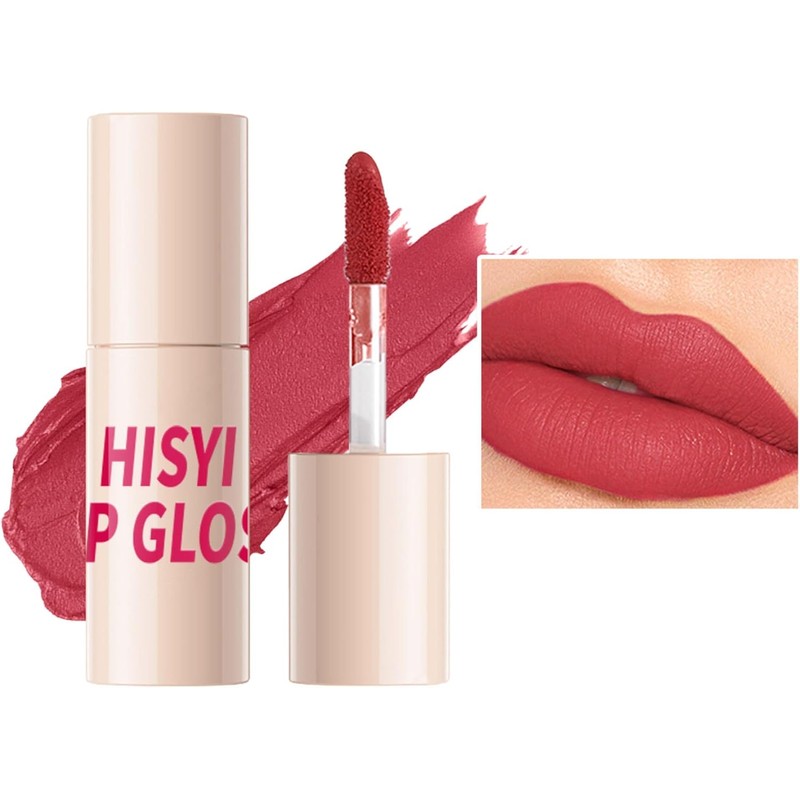 Labial Líquido Brillante No Pegajoso - 6 Tonos Hidratantes, Tinte