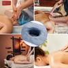 Massage Table Sheet with Face Hole, 2 Pieces Face Pad,