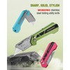 WORKPRO EDC Folding Utility Knife, Mini Box Cutter with Quick
