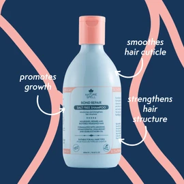 Nature Spell Bond Repair Duo, Shampoo and Conditioner Set, Strengthens Damaged Hair, Vegan Keratin Hair Treatment Nourishes & Adds Shine, 2 x 300ml