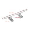 Boat Cleat 15 cm Classic Silver Flat Cleat 316 Stainless