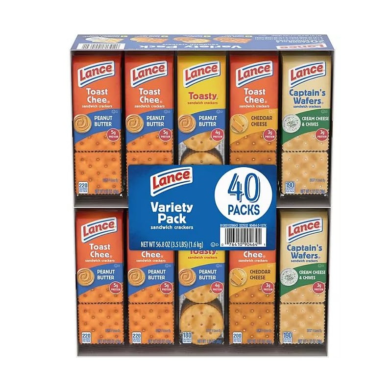 Lanc'e Variety Pack Sandwich Crackers, 40 pk.