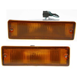 Garage-Pro Turn Signal Light Set Compatible with 1995-1997 Nissan Pickup, Fits 1988-1995 Pathfinder, Fits 1988-1994 D21, With Bulb Front Driver and Passenger Side
