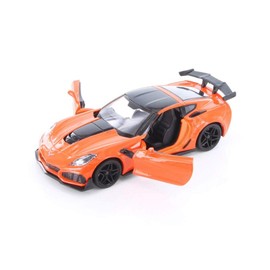 Showcasts 2019 Chevy Corvette ZR1 Hardtop, Orange 79356OR - 1/24 Scale Diecast Model Toy Car