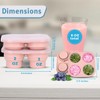 UR Happy Place Silicone Freezer Tray with Lid - Stackable