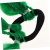 Healeved 2pcs Green Hair Extensions Bubble Ponytail Wig Braided Ponytail